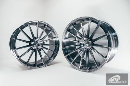 Ratlankis Forged Hart HR-FR12 R23X11J 5X112 ET10 66.45 Black Brushed