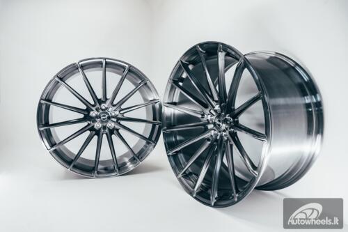 Ratlankis Forged Hart HR-FR12 R23X11J 5X112 ET10 66.45 Black Brushed