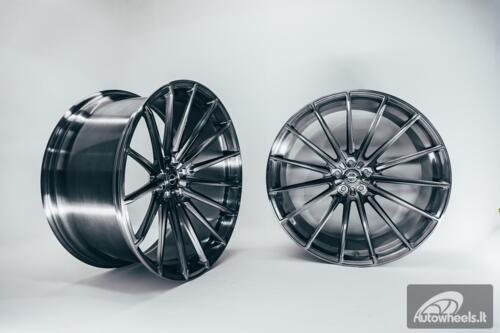 Ratlankis Forged Hart HR-FR12 R23X11J 5X112 ET10 66.45 Black Brushed