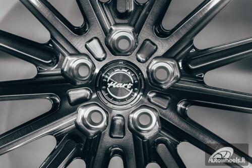 Ratlankis Forged Hart HR-FR12 R23X11J 5X112 ET10 66.45 Black Brushed