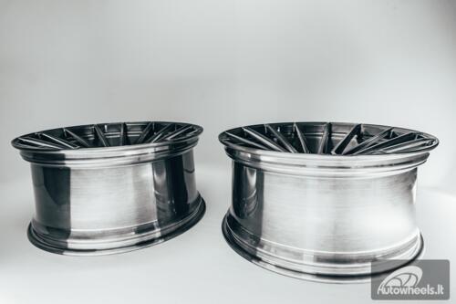 Ratlankis Forged Hart HR-FR12 R23X11J 5X112 ET10 66.45 Black Brushed