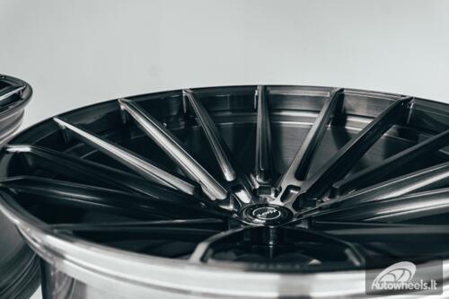 Ratlankis Forged Hart HR-FR12 R23X11J 5X112 ET10 66.45 Black Brushed