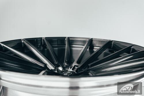 Ratlankis Forged Hart HR-FR12 R23X11J 5X112 ET10 66.45 Black Brushed