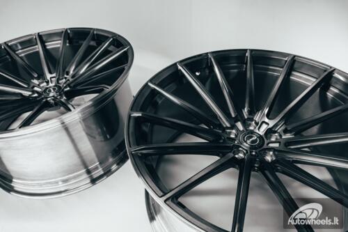 Ratlankis Forged Hart HR-FR12 R23X11J 5X112 ET10 66.45 Black Brushed
