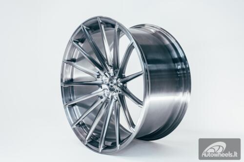 Ratlankis Forged Hart HR-FR12 R23X11J 5X112 ET10 66.45 Black Brushed