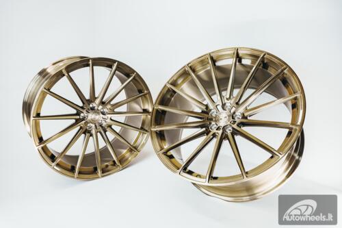 Ratlankis Forged Hart HR-FR12 R23X11J 5X112 ET10 66.45 Gold Brushed