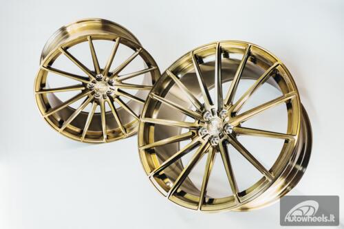 Ratlankis Forged Hart HR-FR12 R23X11J 5X112 ET10 66.45 Gold Brushed