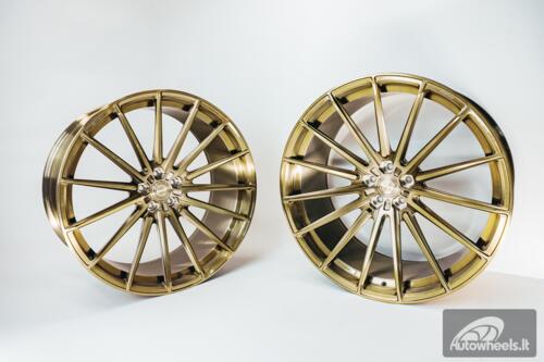 Ratlankis Forged Hart HR-FR12 R23X11J 5X112 ET10 66.45 Gold Brushed