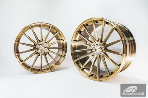 Ratlankis Forged Hart HR-FR12 R23X11J 5X112 ET10 66.45 Gold Brushed