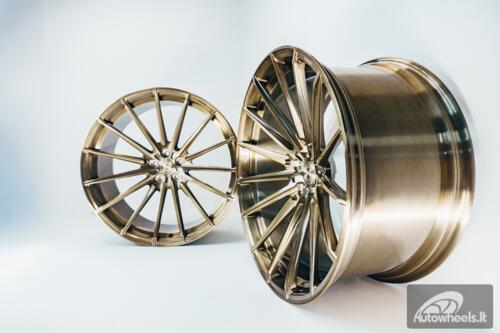 Ratlankis Forged Hart HR-FR12 R23X11J 5X112 ET10 66.45 Gold Brushed