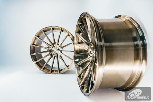 Ratlankis Forged Hart HR-FR12 R23X11J 5X112 ET10 66.45 Gold Brushed