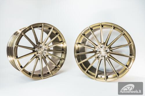 Ratlankis Forged Hart HR-FR12 R23X11J 5X112 ET10 66.45 Gold Brushed