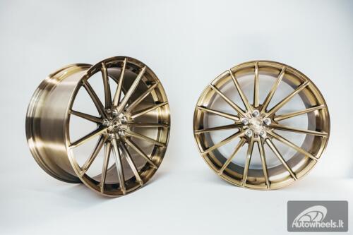 Ratlankis Forged Hart HR-FR12 R23X11J 5X112 ET10 66.45 Gold Brushed