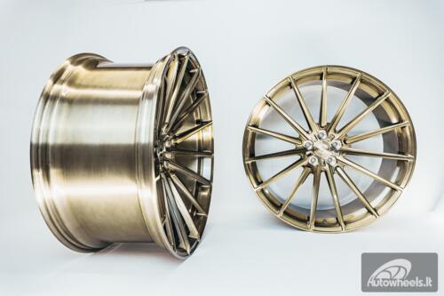 Ratlankis Forged Hart HR-FR12 R23X11J 5X112 ET10 66.45 Gold Brushed