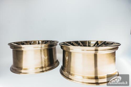 Ratlankis Forged Hart HR-FR12 R23X11J 5X112 ET10 66.45 Gold Brushed