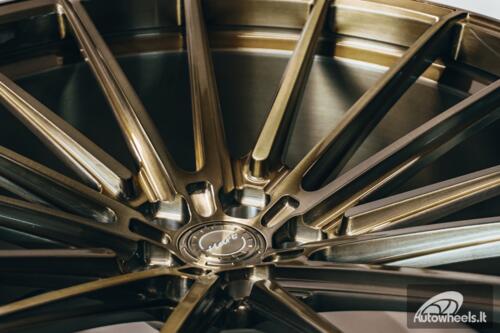 Ratlankis Forged Hart HR-FR12 R23X11J 5X112 ET10 66.45 Gold Brushed