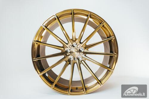 Ratlankis Forged Hart HR-FR12 R23X11J 5X112 ET10 66.45 Gold Brushed