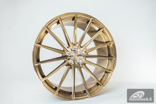 Ratlankis Forged Hart HR-FR12 R23X11J 5X112 ET10 66.45 Gold Brushed