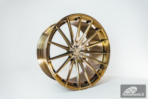 Ratlankis Forged Hart HR-FR12 R23X11J 5X112 ET10 66.45 Gold Brushed