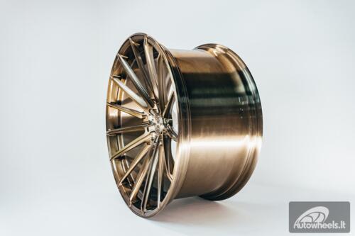 Ratlankis Forged Hart HR-FR12 R23X11J 5X112 ET10 66.45 Gold Brushed