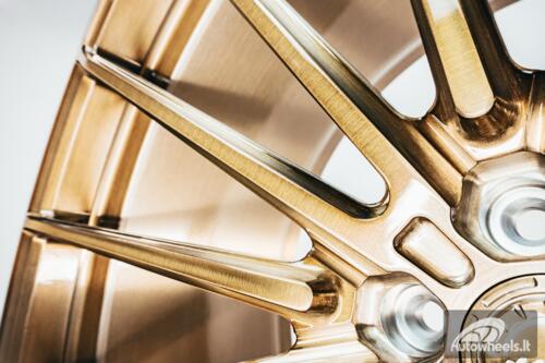 Ratlankis Forged Hart HR-FR12 R23X11J 5X112 ET10 66.45 Gold Brushed