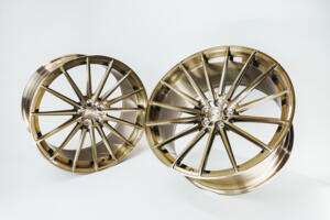 Ratlankis Forged Hart HR-FR12 R23X11J 5X112 ET10 66.45 Gold Brushed