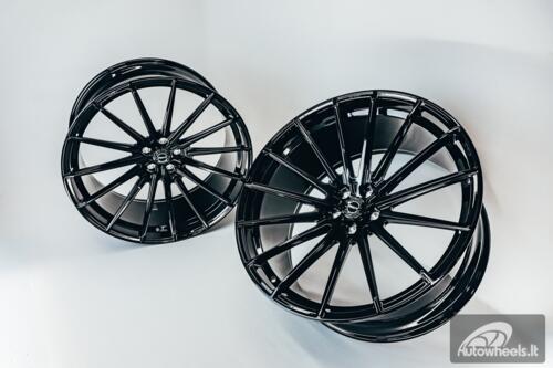 Ratlankis Forged Hart HR-FR12 R23X11J 5X112 ET10 66.45 Gloss Black