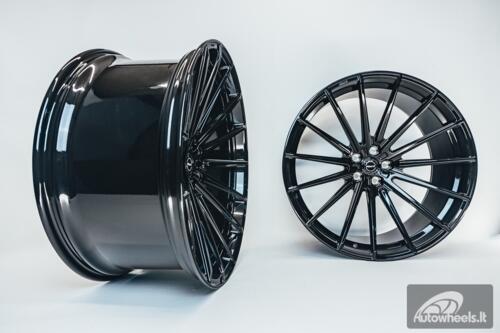 Ratlankis Forged Hart HR-FR12 R23X11J 5X112 ET10 66.45 Gloss Black