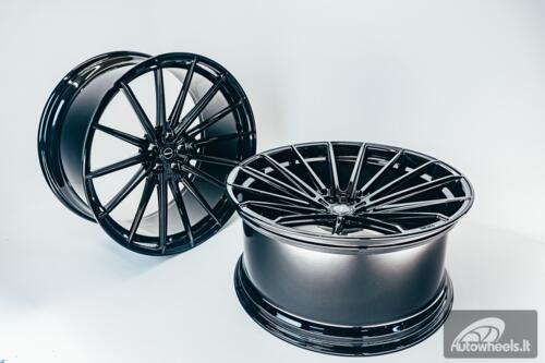 Ratlankis Forged Hart HR-FR12 R23X11J 5X112 ET10 66.45 Gloss Black