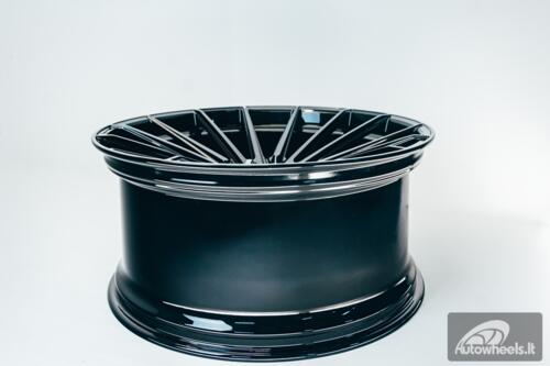 Ratlankis Forged Hart HR-FR12 R23X11J 5X112 ET10 66.45 Gloss Black