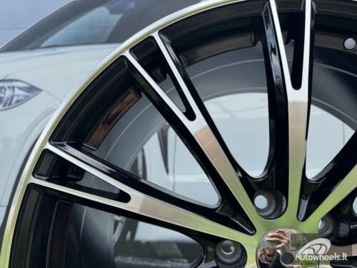 Ratlankis R20x9  5X112  ET  30  66.5  H5060  (F016)  Black Polished (MB)  For AUD  (K4)  (HYBRID FORGED)AKC