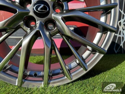 Ratlankis R18x8  5X114.3  ET  30  60.1  F0133  (BK5316)  Hyper Black (HB)  For LEX  (P)AKC