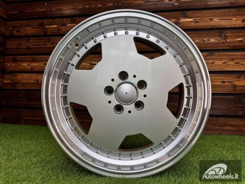 Ratlankis Mercedes AMG Aero 3 style Monoblock Performa25 R18X8J 5X112 ET35 66.6 Silver with mirror lip 