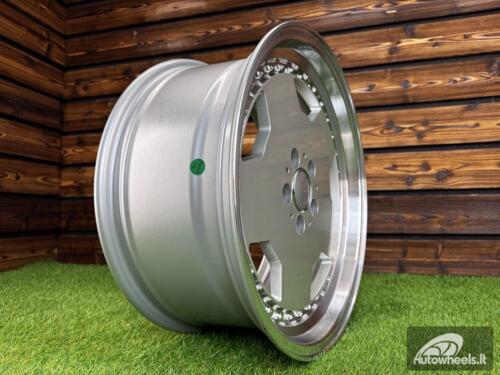 Ratlankis Mercedes AMG Aero 3 style Monoblock Performa25 R18X8J 5X112 ET35 66.6 Silver with mirror lip 