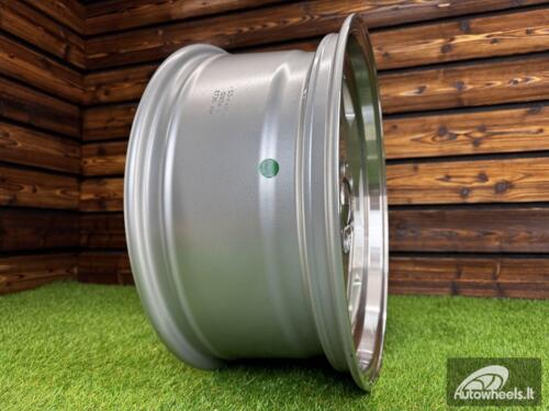 Ratlankis Mercedes AMG Aero 3 style Monoblock Performa25 R18X8J 5X112 ET35 66.6 Silver with mirror lip 