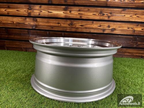 Ratlankis Mercedes AMG Aero 3 style Monoblock Performa25 R18X8J 5X112 ET35 66.6 Silver with mirror lip 