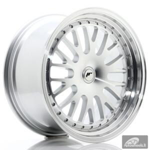 JR Wheels JR10 16x8 ET20 Blank Silver Machined Face