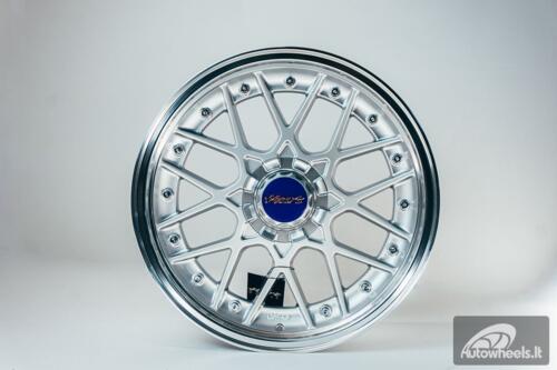 HART HR83 R19X9J 5X114.3/5X120 ET20 CB:74.1 Silver and Diamond cut lip with Silver rivets