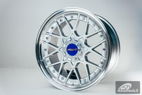 HART HR83 R19X9J 5X114.3/5X120 ET20 CB:74.1 Silver and Diamond cut lip with Silver rivets