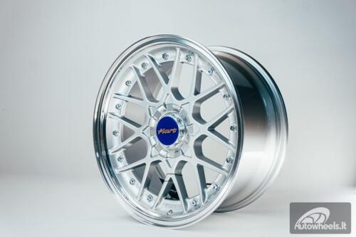 HART HR83 R19X9J 5X114.3/5X120 ET20 CB:74.1 Silver and Diamond cut lip with Silver rivets