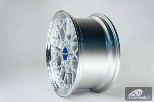 HART HR83 R19X9J 5X114.3/5X120 ET20 CB:74.1 Silver and Diamond cut lip with Silver rivets