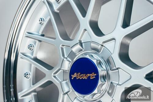 HART HR83 R19X9J 5X114.3/5X120 ET20 CB:74.1 Silver and Diamond cut lip with Silver rivets