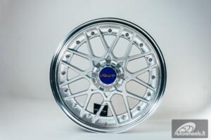 HART HR83 R19X9J 5X114.3/5X120 ET20 CB:74.1 Silver and Diamond cut lip with Silver rivets
