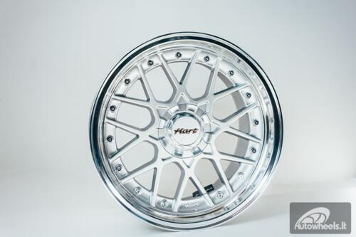 HART HR83 R19X10J 5X114.3/5X120 ET15 CB:74.1 Silver and Diamond cut lip with Silver rivets