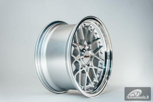 HART HR83 R19X10J 5X114.3/5X120 ET15 CB:74.1 Silver and Diamond cut lip with Silver rivets