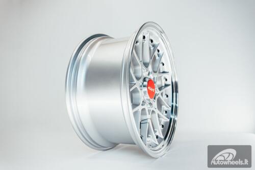 HART HR83 R19X9J 5X114.3/5X120 ET20 CB:74.1 Silver and Diamond cut lip with Black rivets