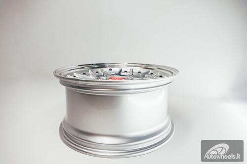 HART HR83 R19X9J 5X114.3/5X120 ET20 CB:74.1 Silver and Diamond cut lip with Black rivets