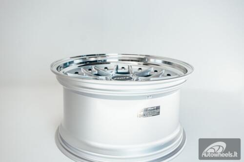 HART HR83 R19X10J 5X114.3/5X120 ET15 CB:74.1 Silver and Diamond cut lip with Black rivets