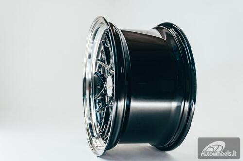 HART HR83 R19X10J 5X114.3/5X120 ET15 CB:74.1 Dark Hyper black and Diamond cut with Black rivets