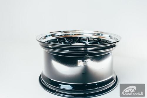 HART HR83 R19X10J 5X114.3/5X120 ET15 CB:74.1 Dark Hyper black and Diamond cut with Black rivets